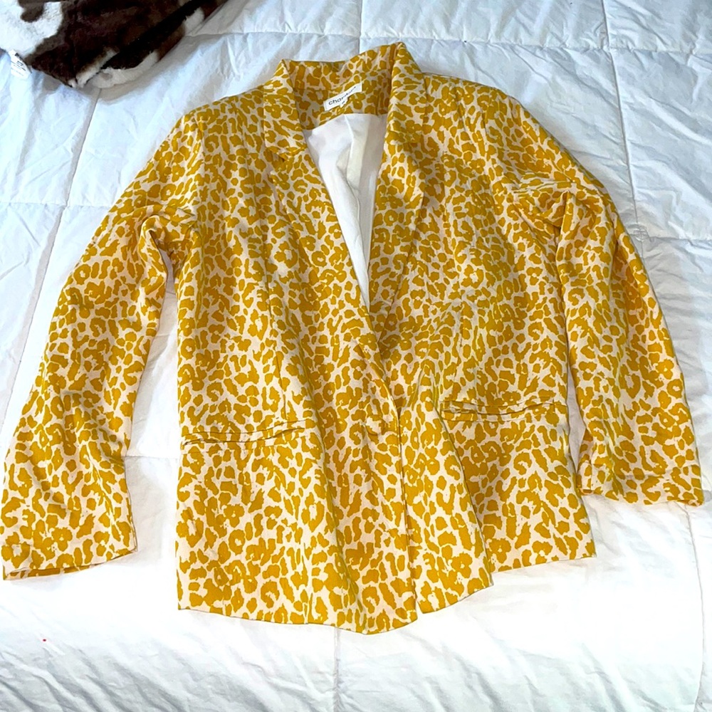 Charlior leopard print blazer